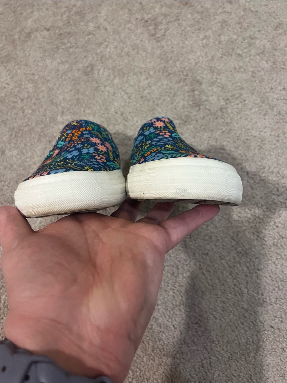 Keds x Rifle Paper Co Double Decker Floral Canvas Slip-on Shoes - Picture 6 of 11